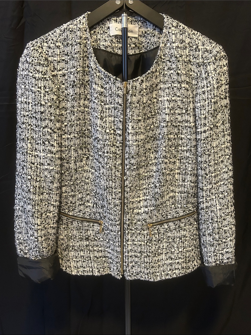 Channel Inspired Tweed Jacket